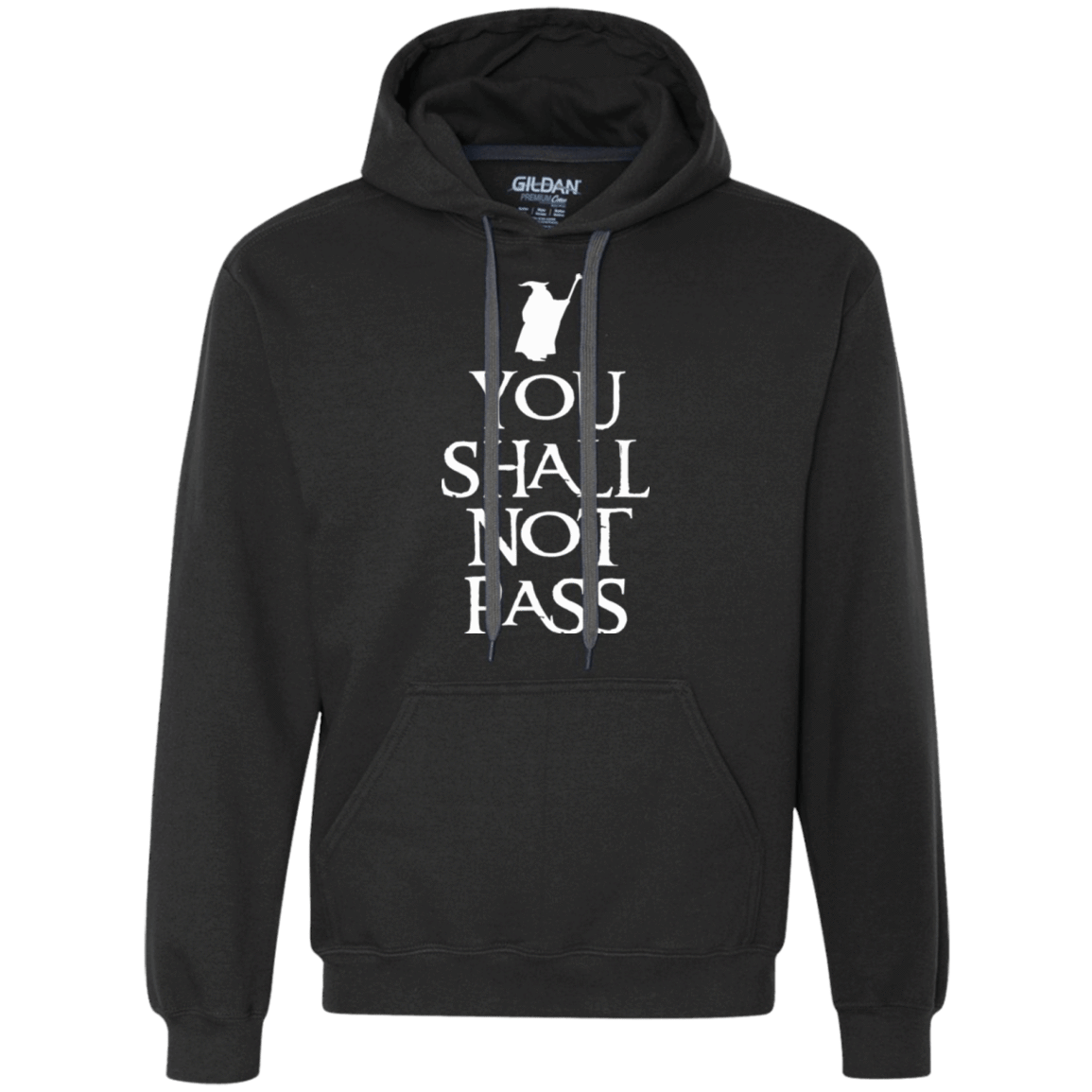 Sweatshirts Black / Small You shall not pass Premium Fleece Hoodie
