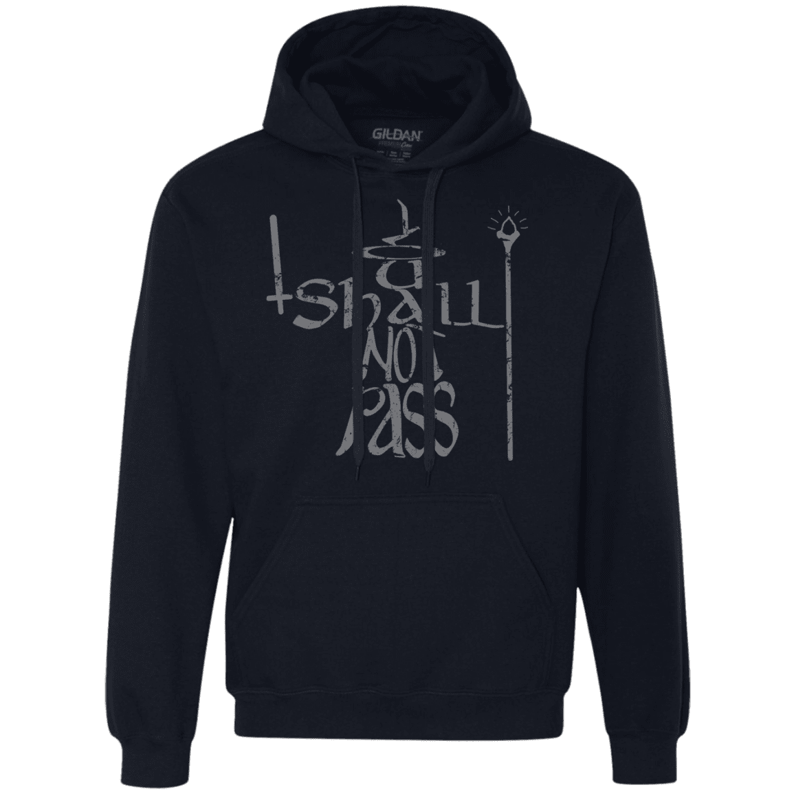 Sweatshirts Navy / S You Shall Not Pass Premium Fleece Hoodie