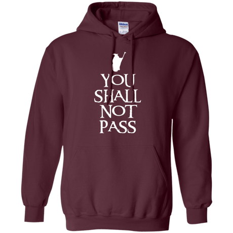 Sweatshirts Maroon / Small You shall not pass Pullover Hoodie