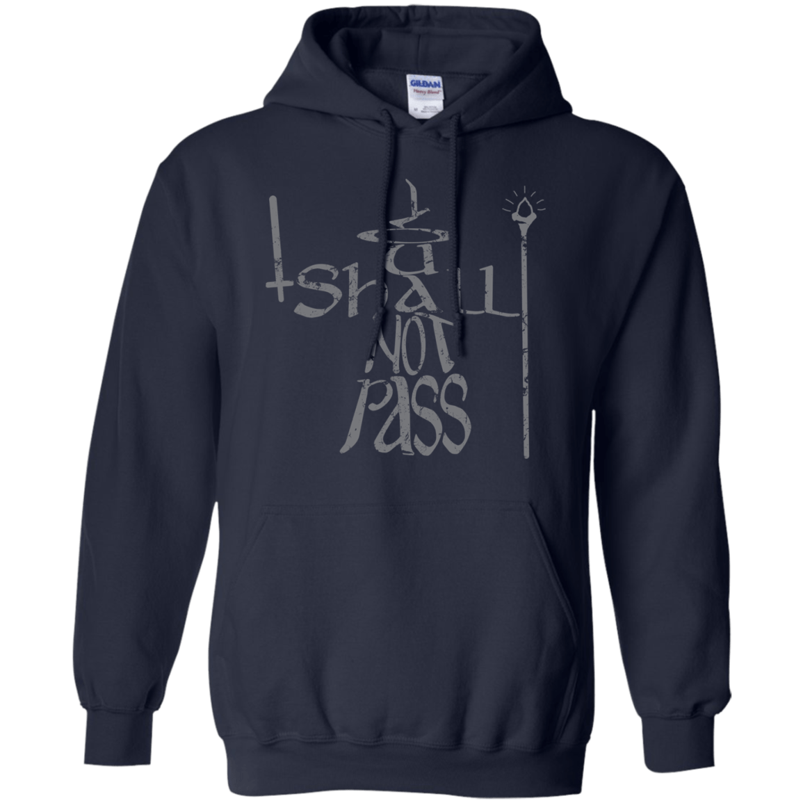 Sweatshirts Navy / S You Shall Not Pass Pullover Hoodie