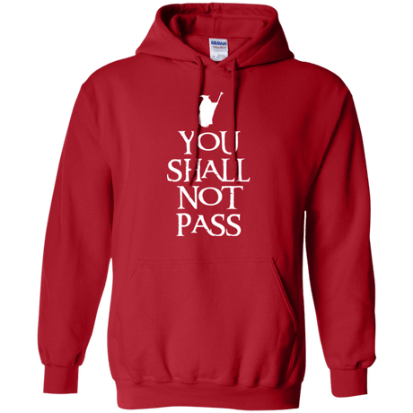 Sweatshirts Red / Small You shall not pass Pullover Hoodie