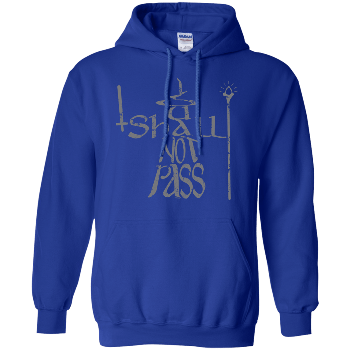 Sweatshirts Royal / S You Shall Not Pass Pullover Hoodie