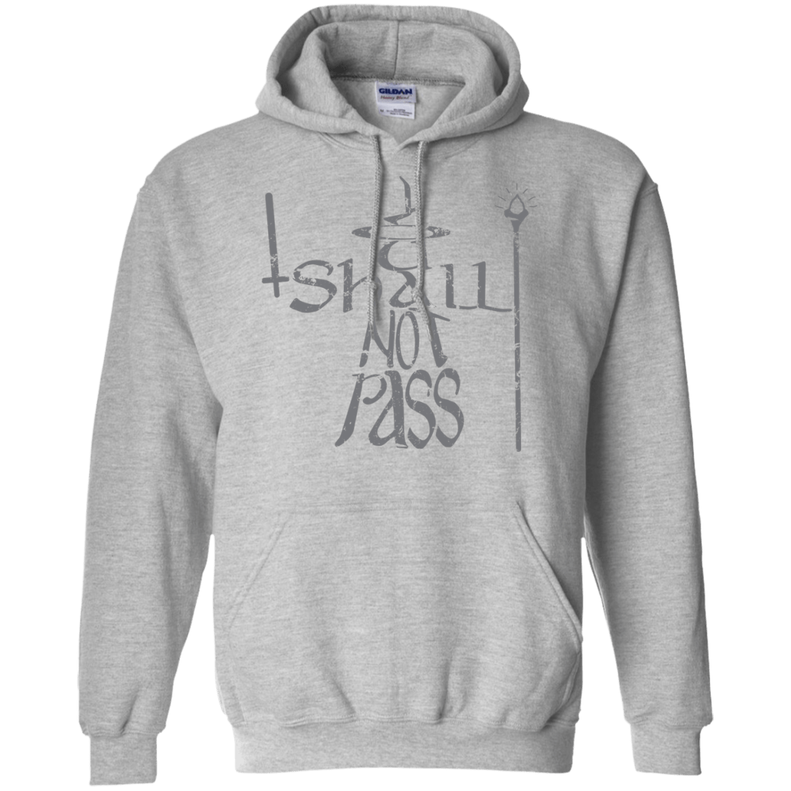 Sweatshirts Sport Grey / S You Shall Not Pass Pullover Hoodie