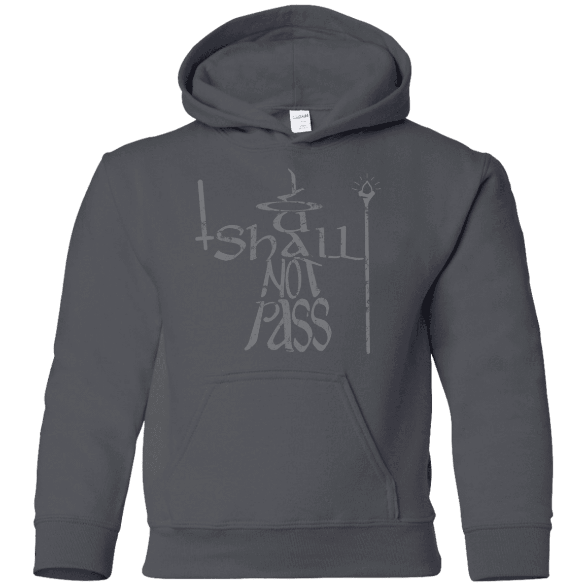 Sweatshirts Charcoal / YS You Shall Not Pass Youth Hoodie