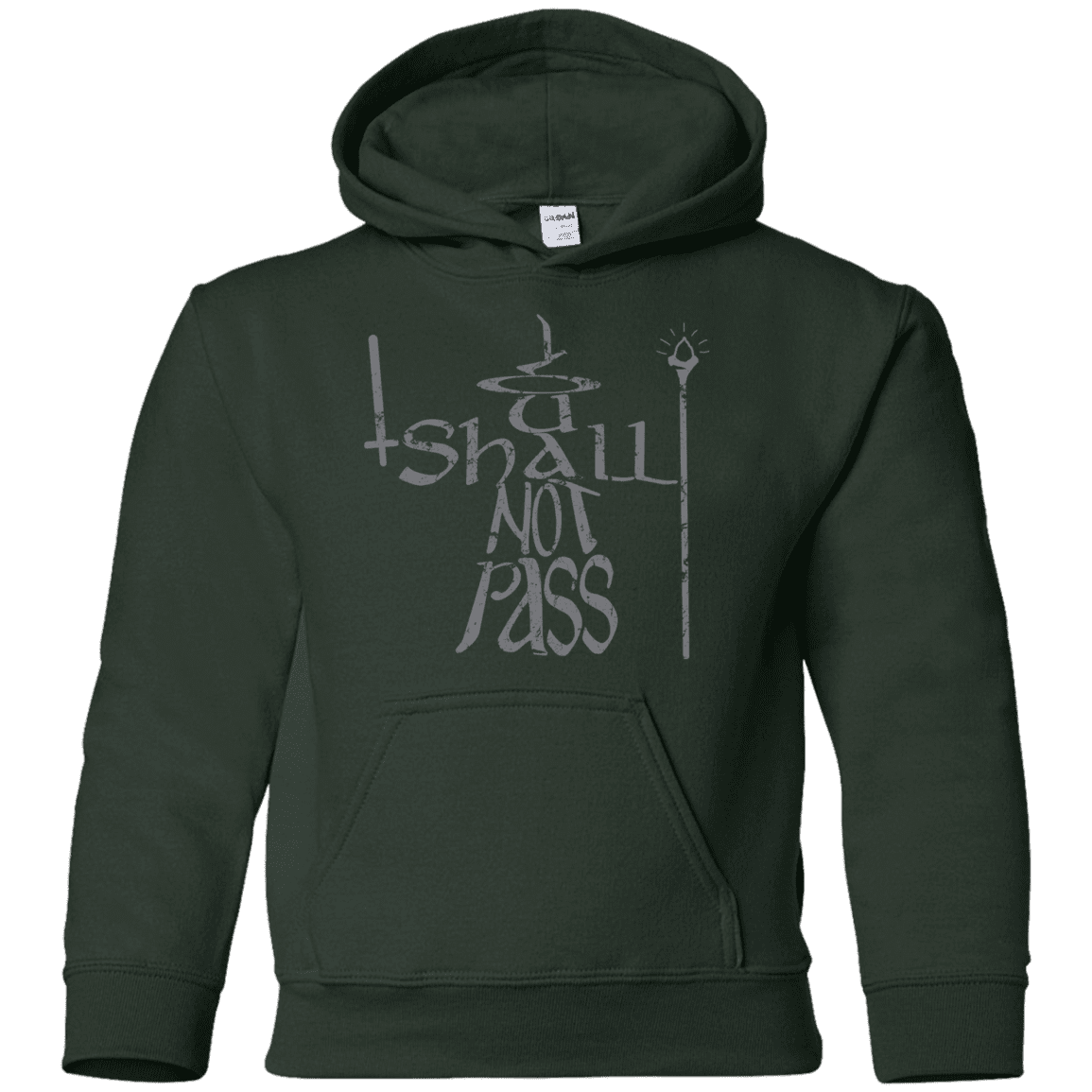 Sweatshirts Forest Green / YS You Shall Not Pass Youth Hoodie