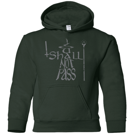 Sweatshirts Forest Green / YS You Shall Not Pass Youth Hoodie