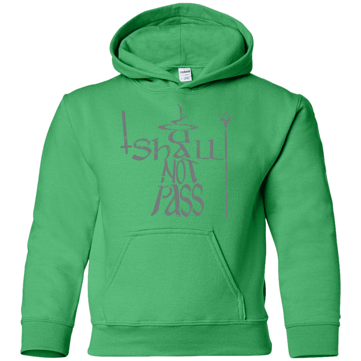 Sweatshirts Irish Green / YS You Shall Not Pass Youth Hoodie