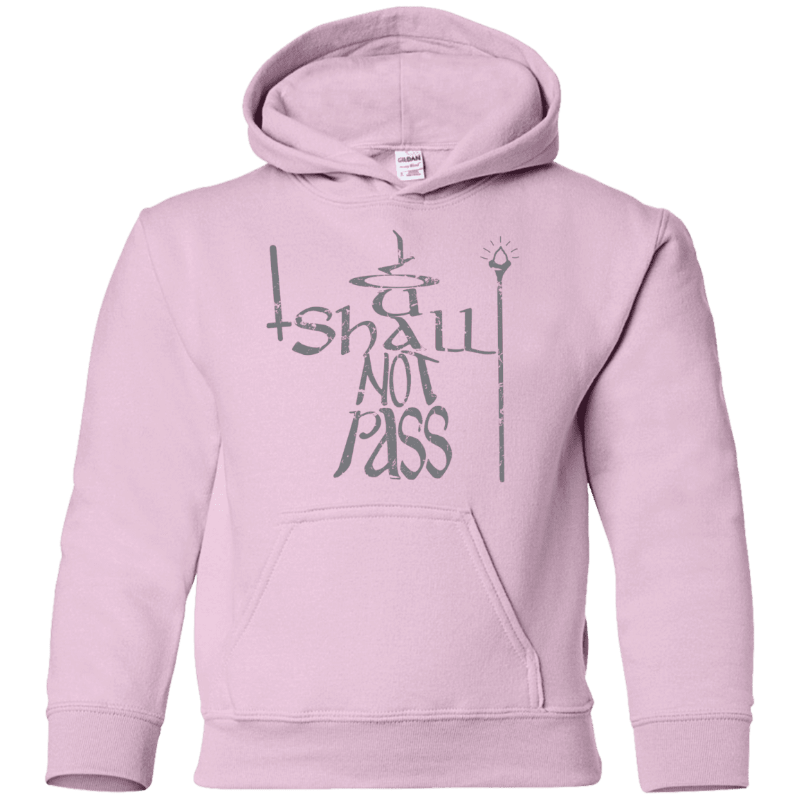 Sweatshirts Light Pink / YS You Shall Not Pass Youth Hoodie