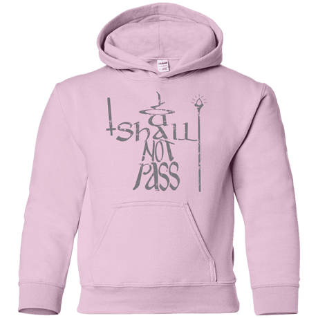 Sweatshirts Light Pink / YS You Shall Not Pass Youth Hoodie