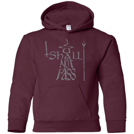 Sweatshirts Maroon / YS You Shall Not Pass Youth Hoodie