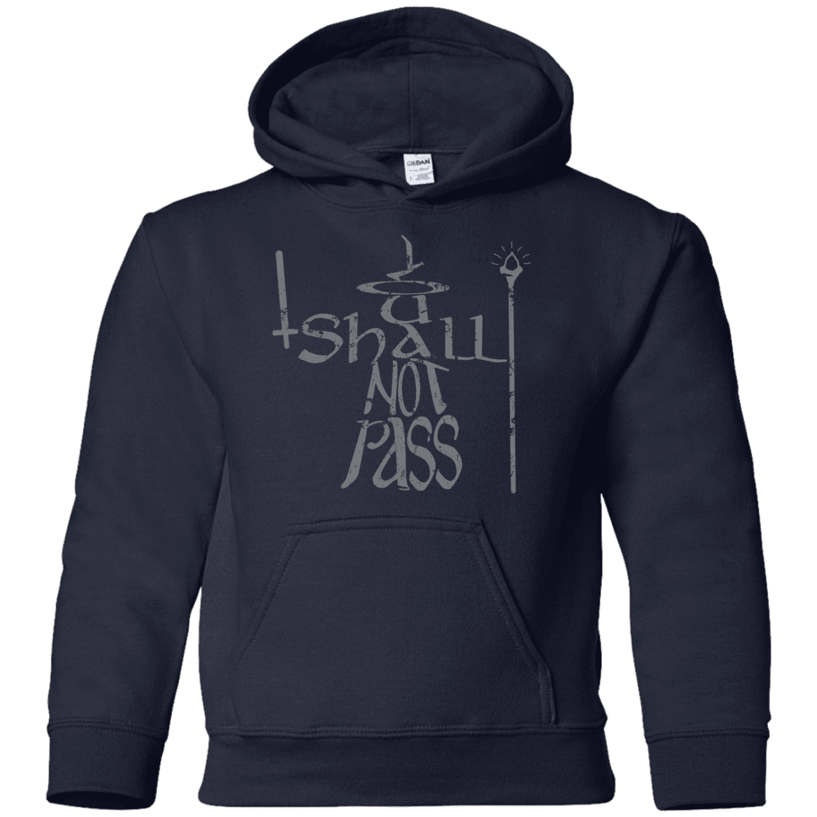 Sweatshirts Navy / YS You Shall Not Pass Youth Hoodie