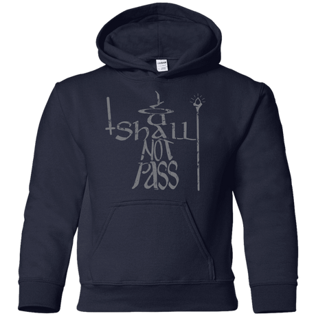 Sweatshirts Navy / YS You Shall Not Pass Youth Hoodie