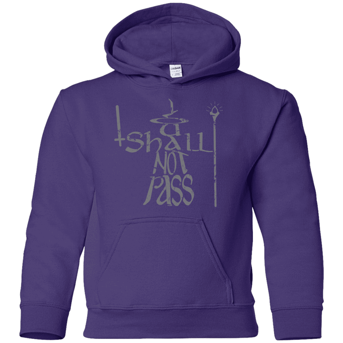 Sweatshirts Purple / YS You Shall Not Pass Youth Hoodie