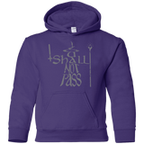 Sweatshirts Purple / YS You Shall Not Pass Youth Hoodie