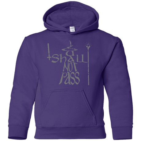 Sweatshirts Purple / YS You Shall Not Pass Youth Hoodie