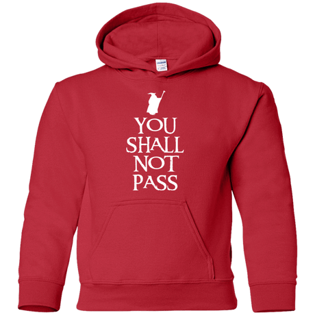 Sweatshirts Red / YS You shall not pass Youth Hoodie
