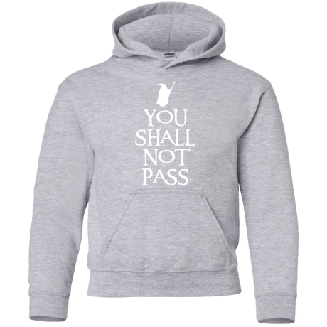 Sweatshirts Sport Grey / YS You shall not pass Youth Hoodie
