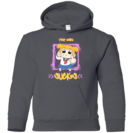 Sweatshirts Charcoal / YS Your Waifu Youth Hoodie