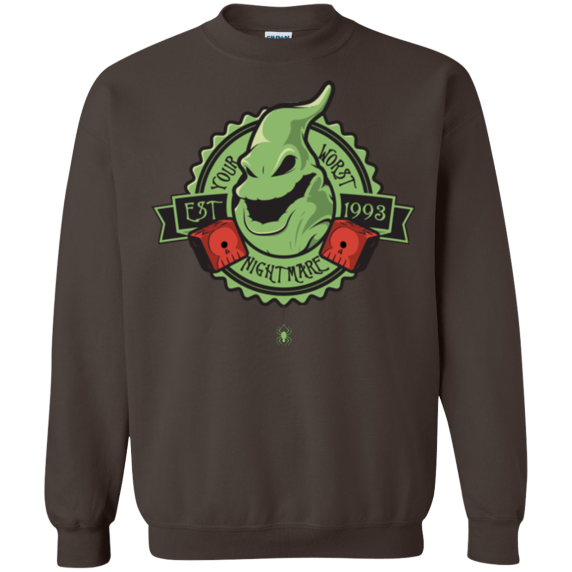 Sweatshirts Dark Chocolate / Small YOUR WORST NIGHTMARE Crewneck Sweatshirt