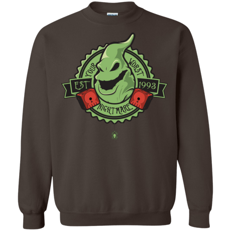 Sweatshirts Dark Chocolate / Small YOUR WORST NIGHTMARE Crewneck Sweatshirt