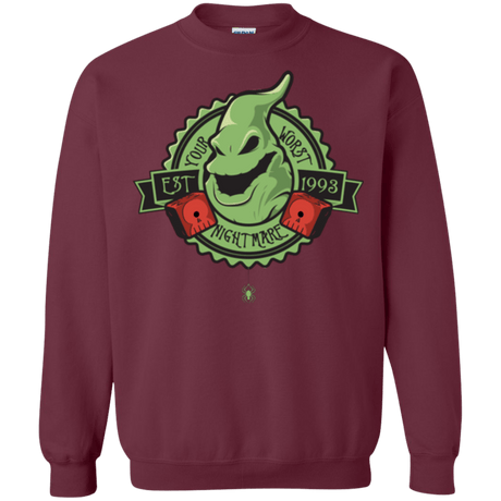 Sweatshirts Maroon / Small YOUR WORST NIGHTMARE Crewneck Sweatshirt