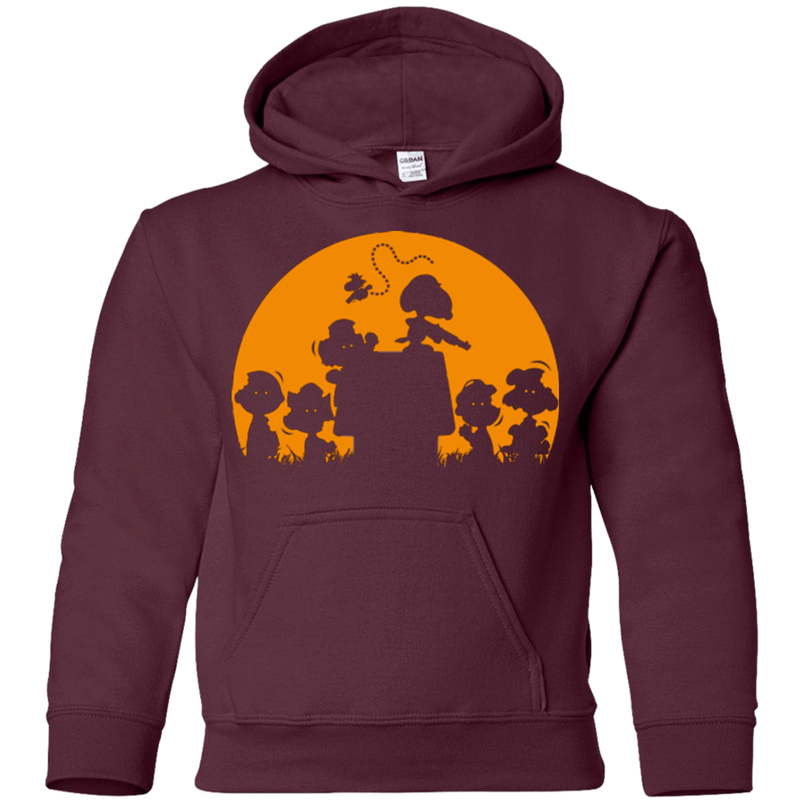 Sweatshirts Maroon / YS Youre A Zombie Chuck Youth Hoodie