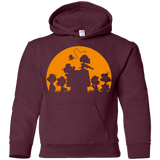 Sweatshirts Maroon / YS Youre A Zombie Chuck Youth Hoodie