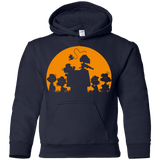 Sweatshirts Navy / YS Youre A Zombie Chuck Youth Hoodie