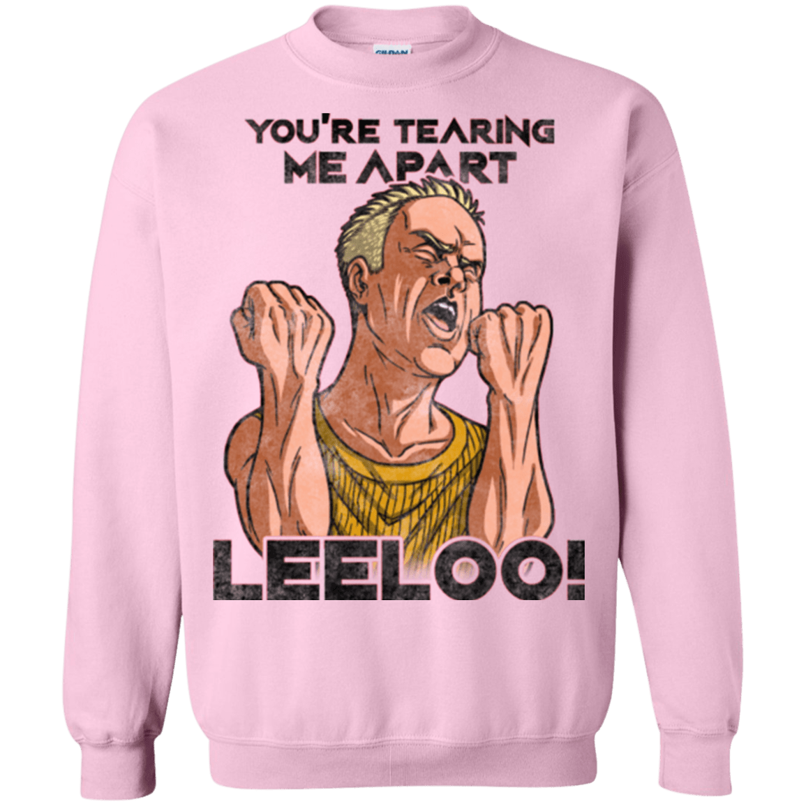 Sweatshirts Light Pink / Small Youre Tearing Me Apart Leeloo Crewneck Sweatshirt