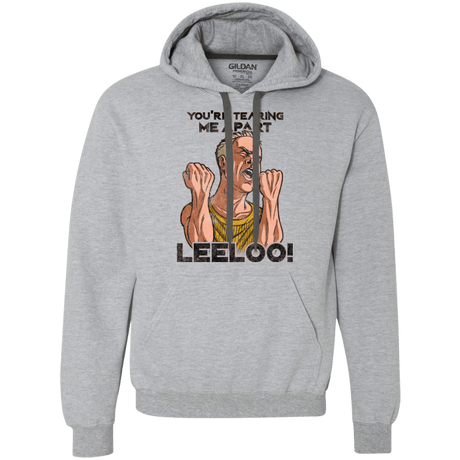 Sweatshirts Sport Grey / Small Youre Tearing Me Apart Leeloo Premium Fleece Hoodie