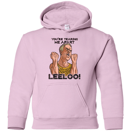 Sweatshirts Light Pink / YS Youre Tearing Me Apart Leeloo Youth Hoodie