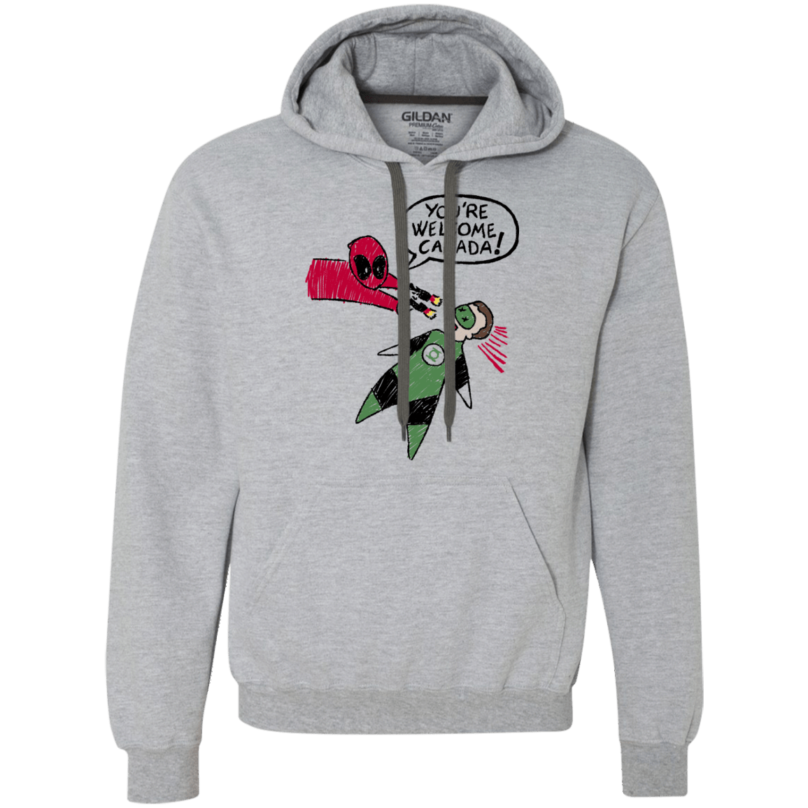 Sweatshirts Sport Grey / S Youre Welcome Canada Premium Fleece Hoodie