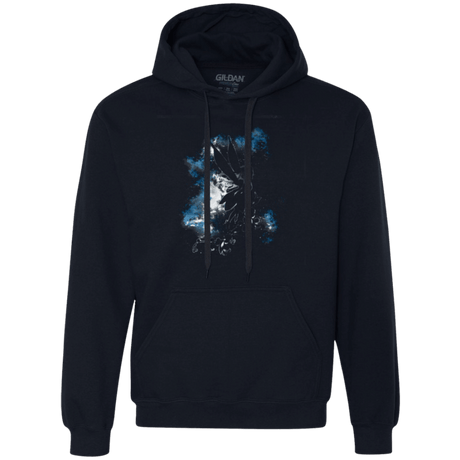 Sweatshirts Navy / Small Yui angel Premium Fleece Hoodie