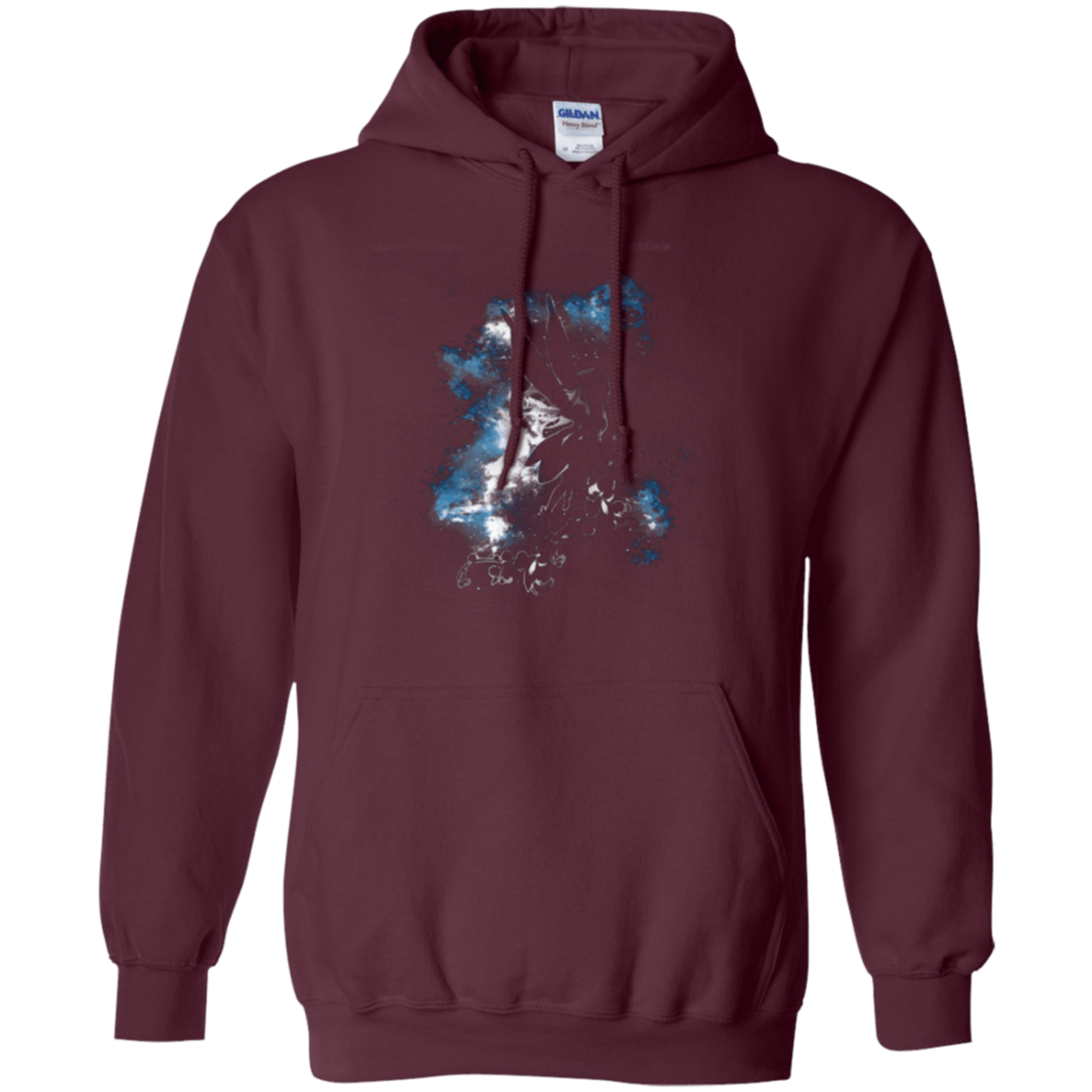 Sweatshirts Maroon / Small Yui angel Pullover Hoodie