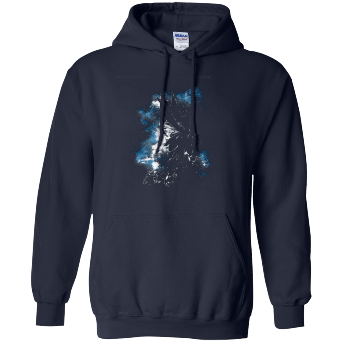 Sweatshirts Navy / Small Yui angel Pullover Hoodie