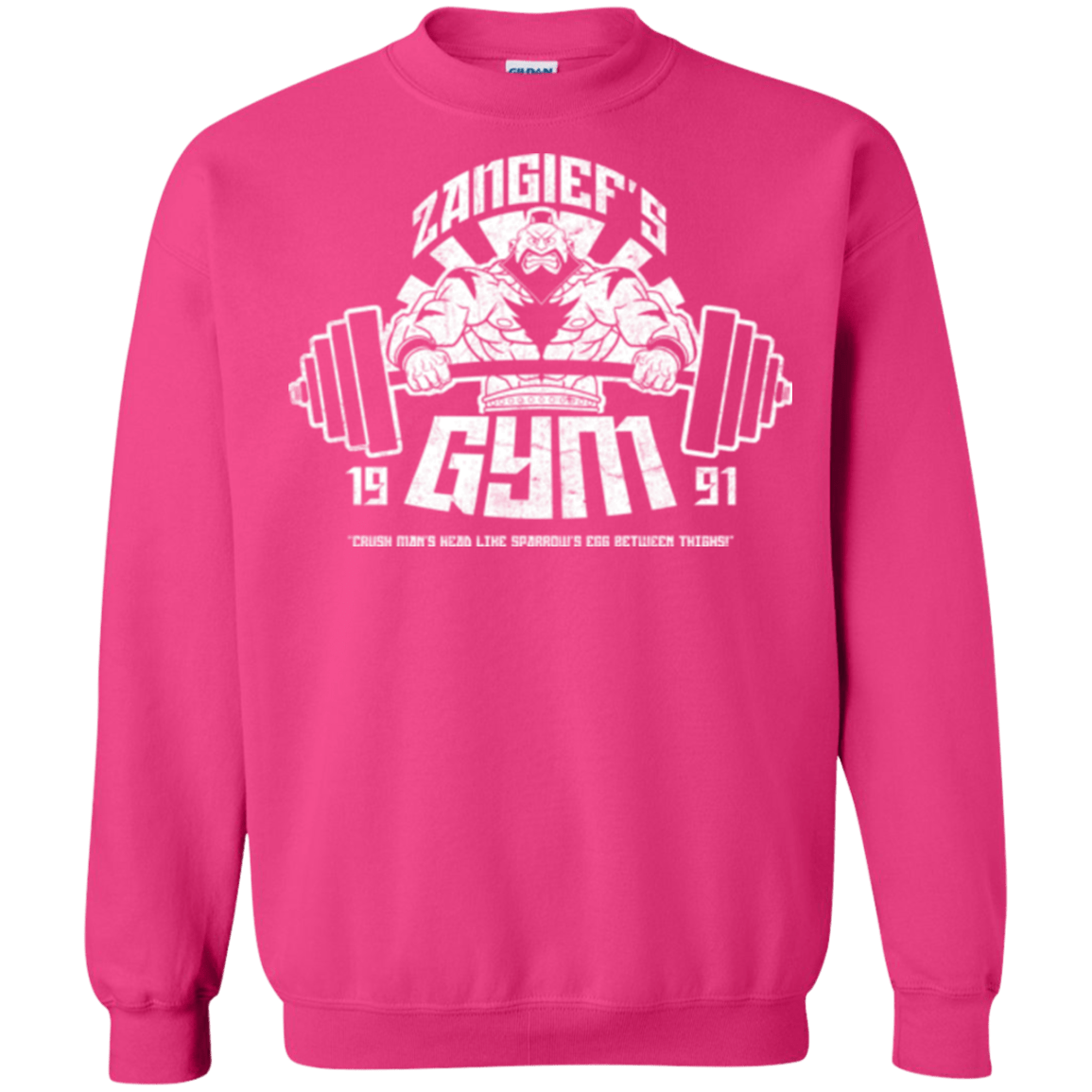 Sweatshirts Heliconia / Small Zangief Gym Crewneck Sweatshirt