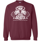 Sweatshirts Maroon / Small Zangief Gym Crewneck Sweatshirt