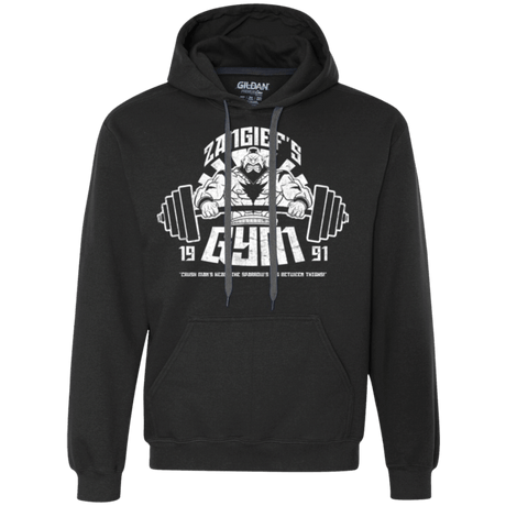 Sweatshirts Black / Small Zangief Gym Premium Fleece Hoodie