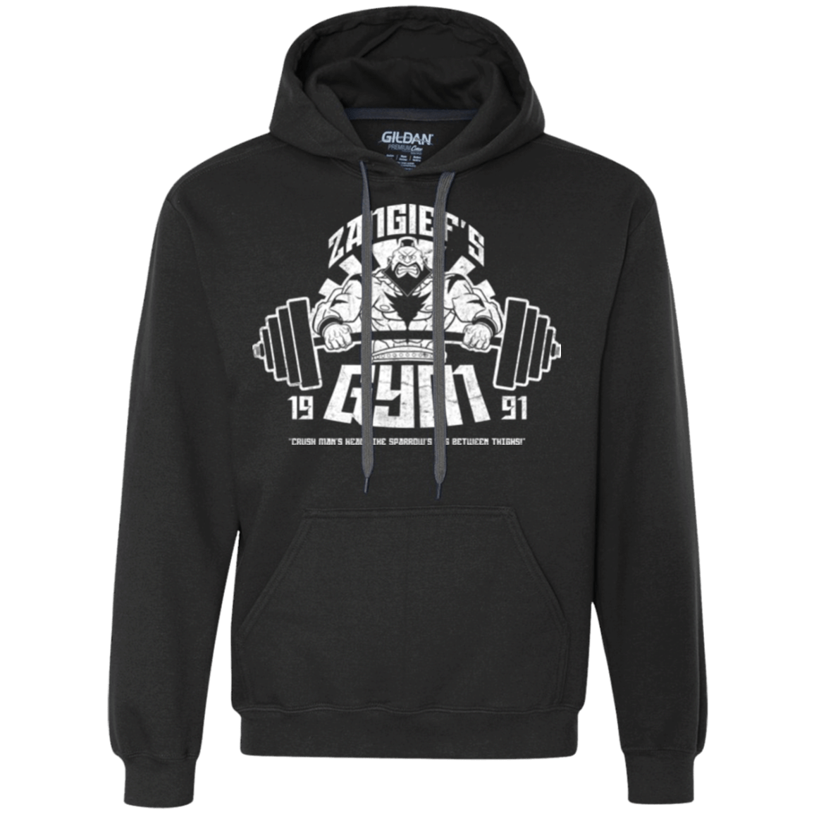 Sweatshirts Black / Small Zangief Gym Premium Fleece Hoodie