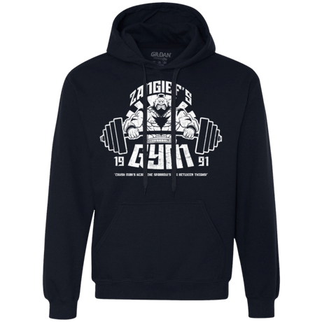 Sweatshirts Navy / Small Zangief Gym Premium Fleece Hoodie