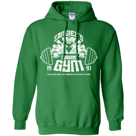 Sweatshirts Irish Green / Small Zangief Gym Pullover Hoodie