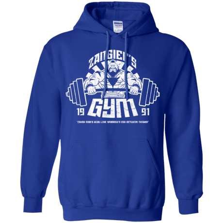 Sweatshirts Royal / Small Zangief Gym Pullover Hoodie