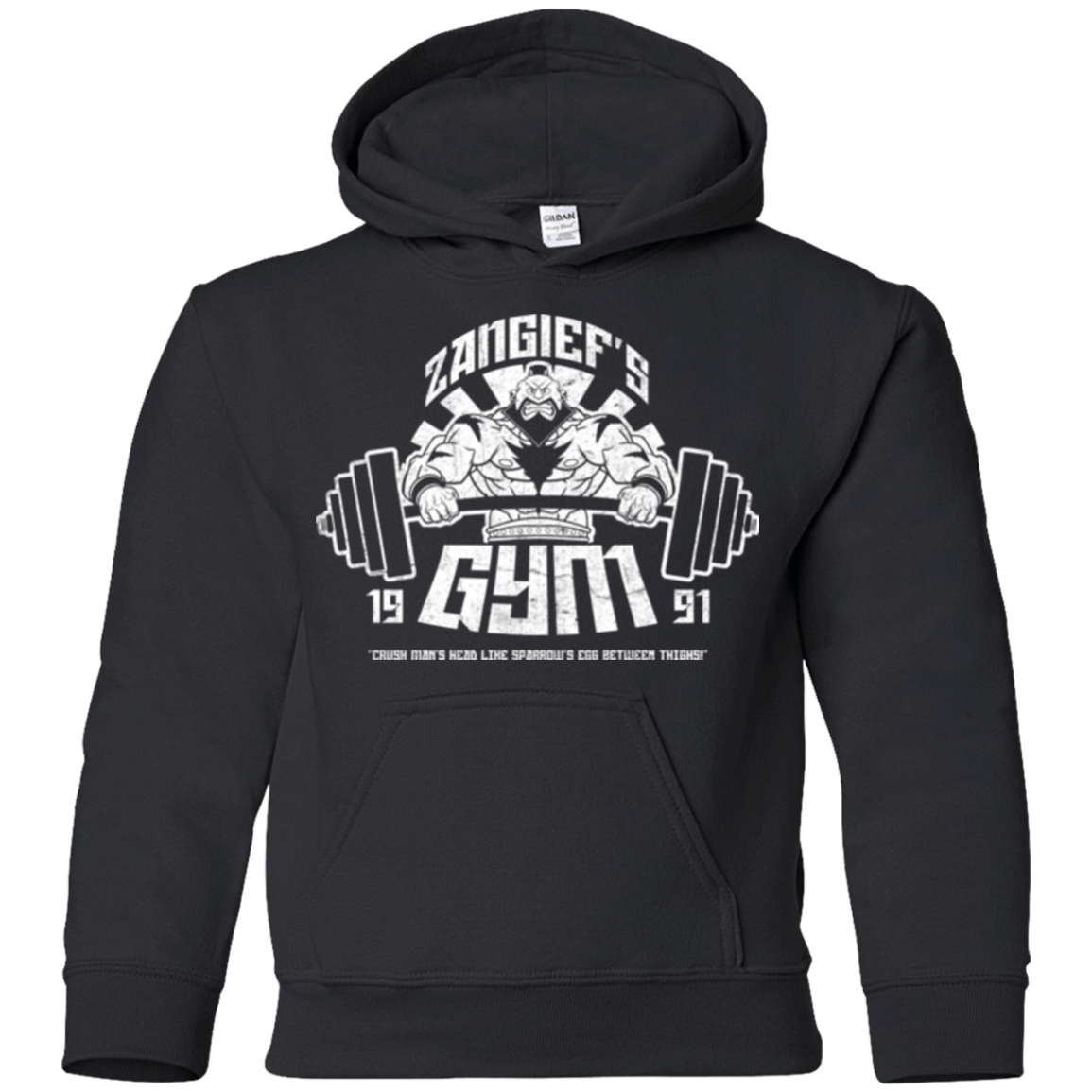 Sweatshirts Black / YS Zangief Gym Youth Hoodie