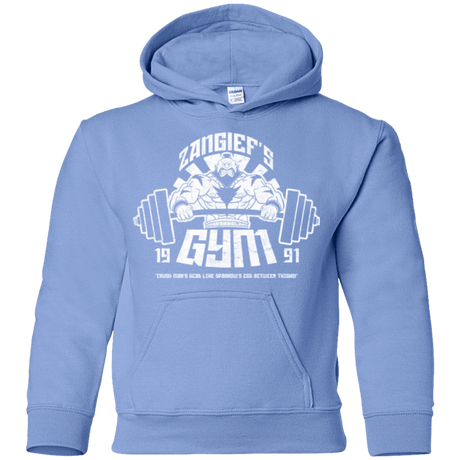 Sweatshirts Carolina Blue / YS Zangief Gym Youth Hoodie