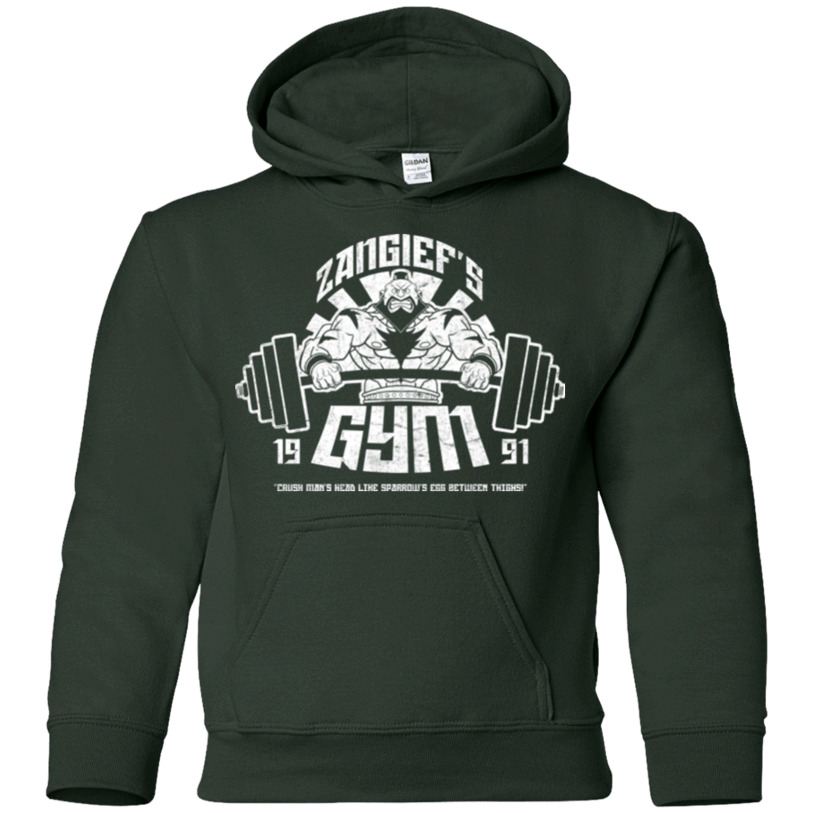 Sweatshirts Forest Green / YS Zangief Gym Youth Hoodie