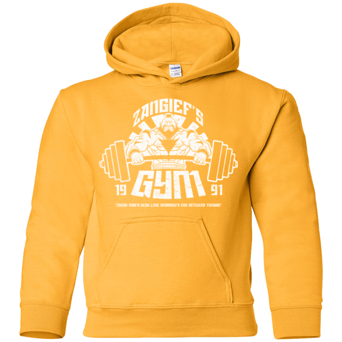 Sweatshirts Gold / YS Zangief Gym Youth Hoodie