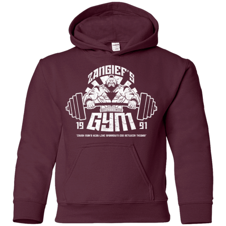 Sweatshirts Maroon / YS Zangief Gym Youth Hoodie