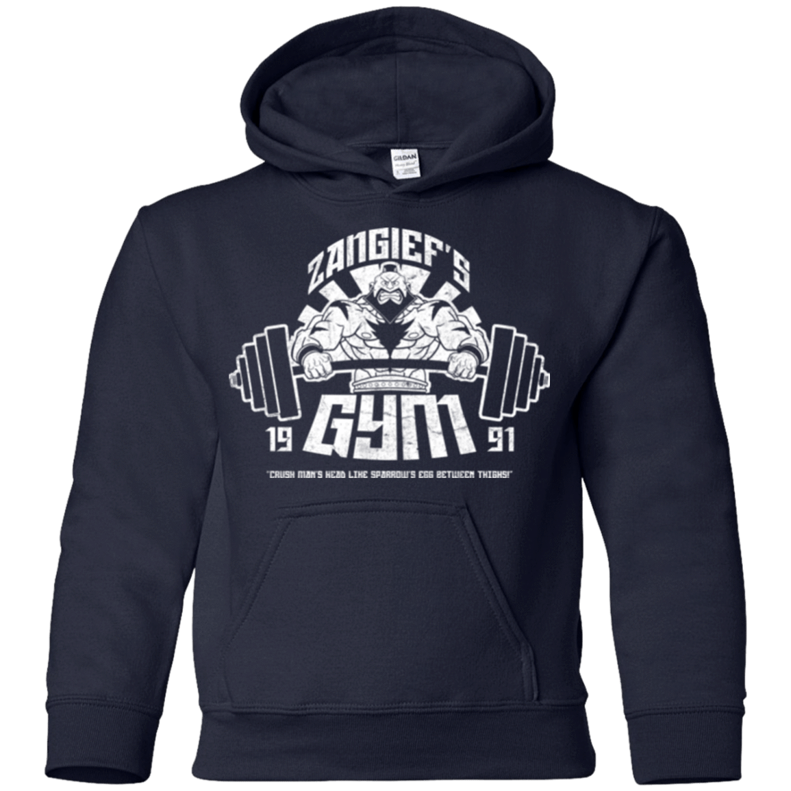 Sweatshirts Navy / YS Zangief Gym Youth Hoodie