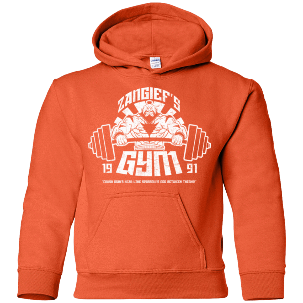 Sweatshirts Orange / YS Zangief Gym Youth Hoodie