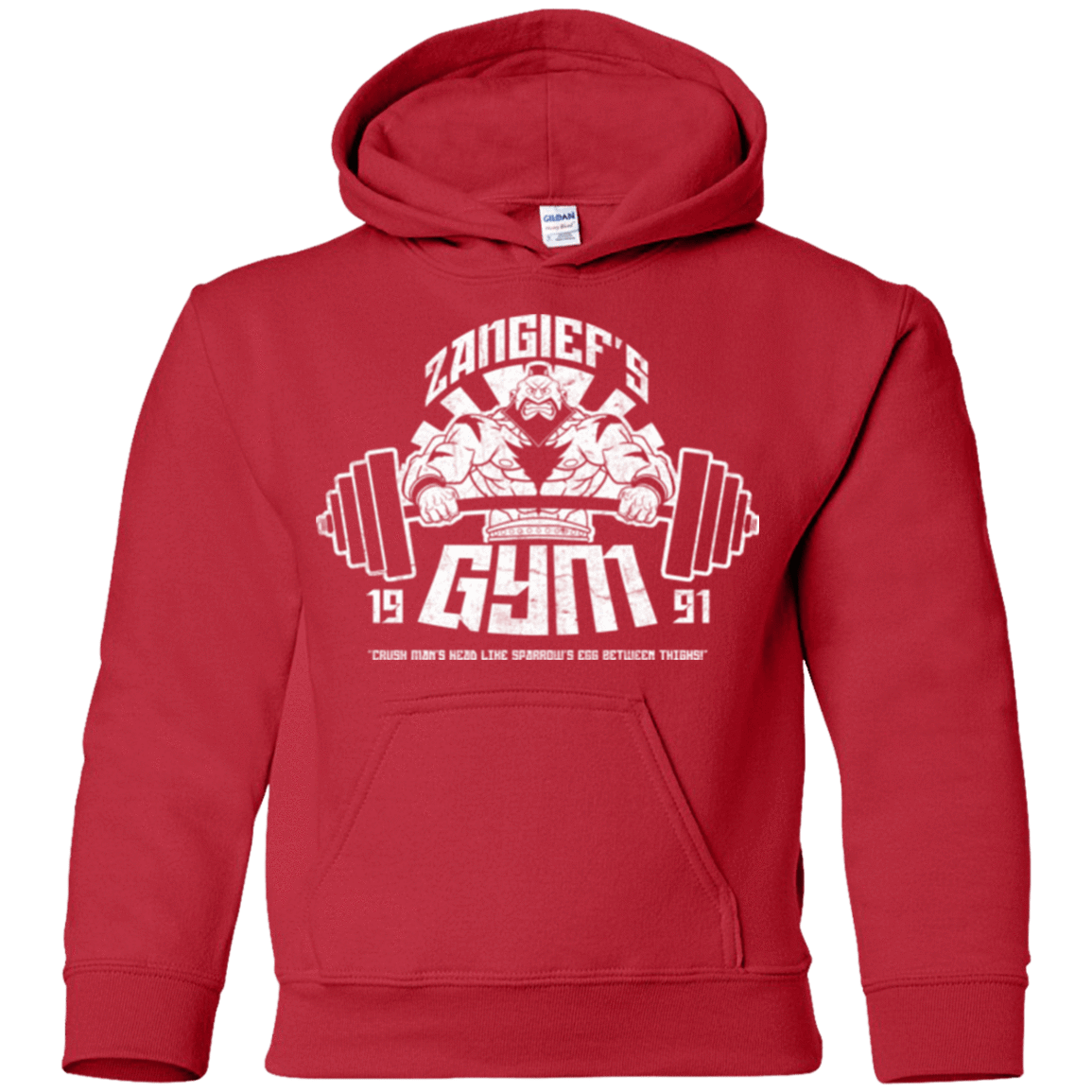 Sweatshirts Red / YS Zangief Gym Youth Hoodie